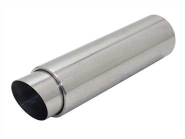 Auspuff Endrohr Edelstahl 1x90/76mm GP-Design mit ABE