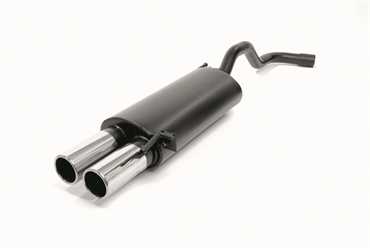 Novus Edelstahl Sportauspuff für VW Polo 6N / 6N2 2x76mm