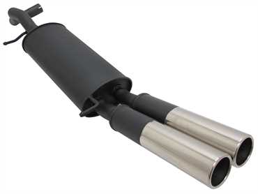 Novus Sportauspuff für Audi A4 B5 2x76mm