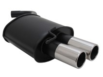 Novus Marmitta Sportiva Design MS Per VW Passat, Terminali Doppi 76 Mm, Omologata CE