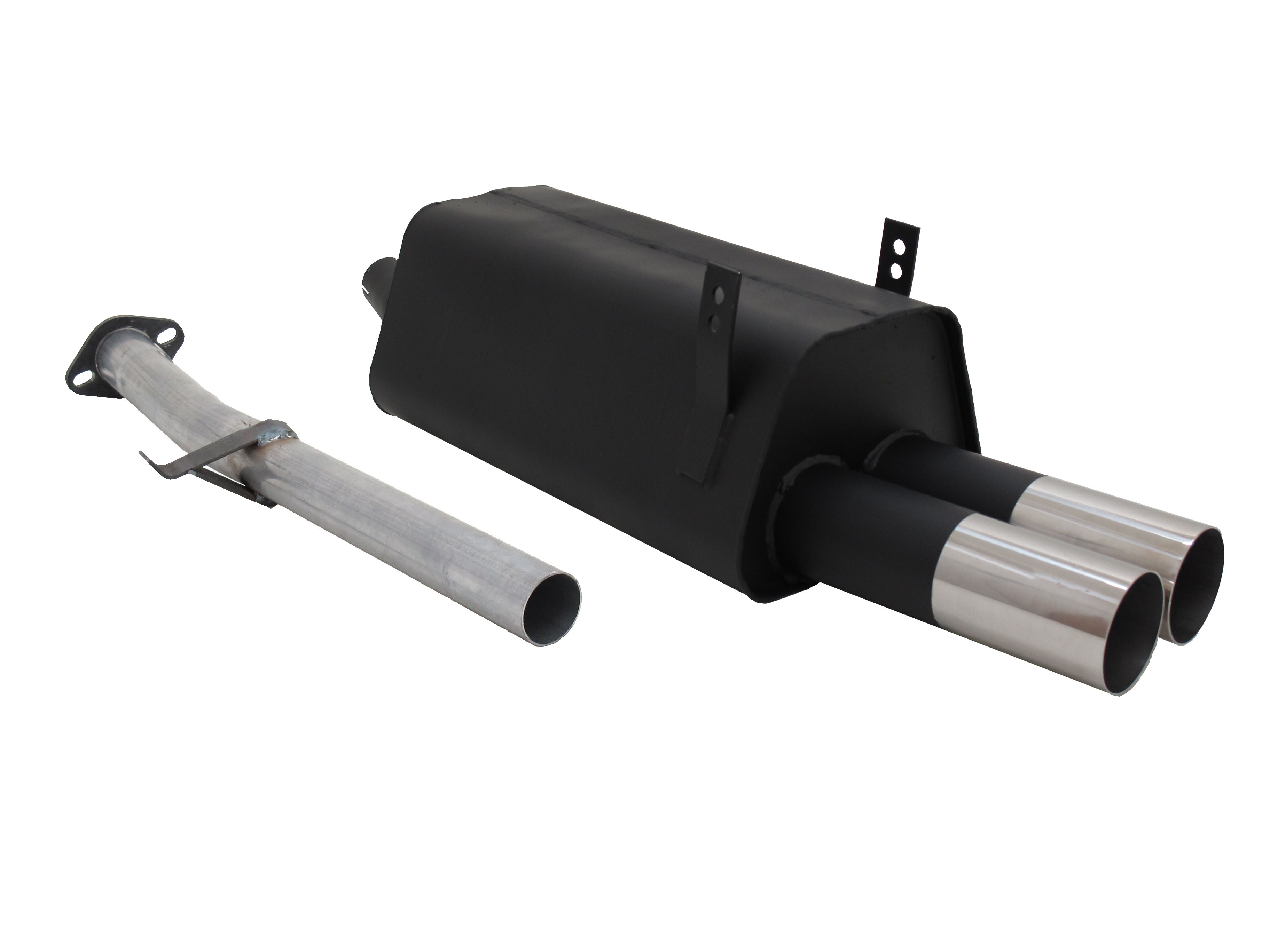 Novus Sportauspuff A2202E76RL - Doppelendrohr 2x76mm Für BMW E36